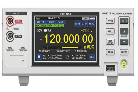 日置HIOKI DM7276-01电压表7位半直流电压计精度9ppm