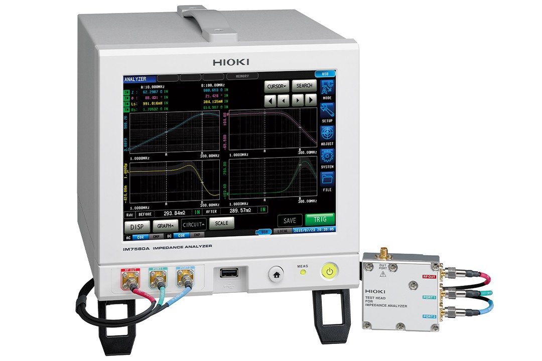 日置HIOKI IM7580A阻抗分析仪测量频率1MHz~300MHz