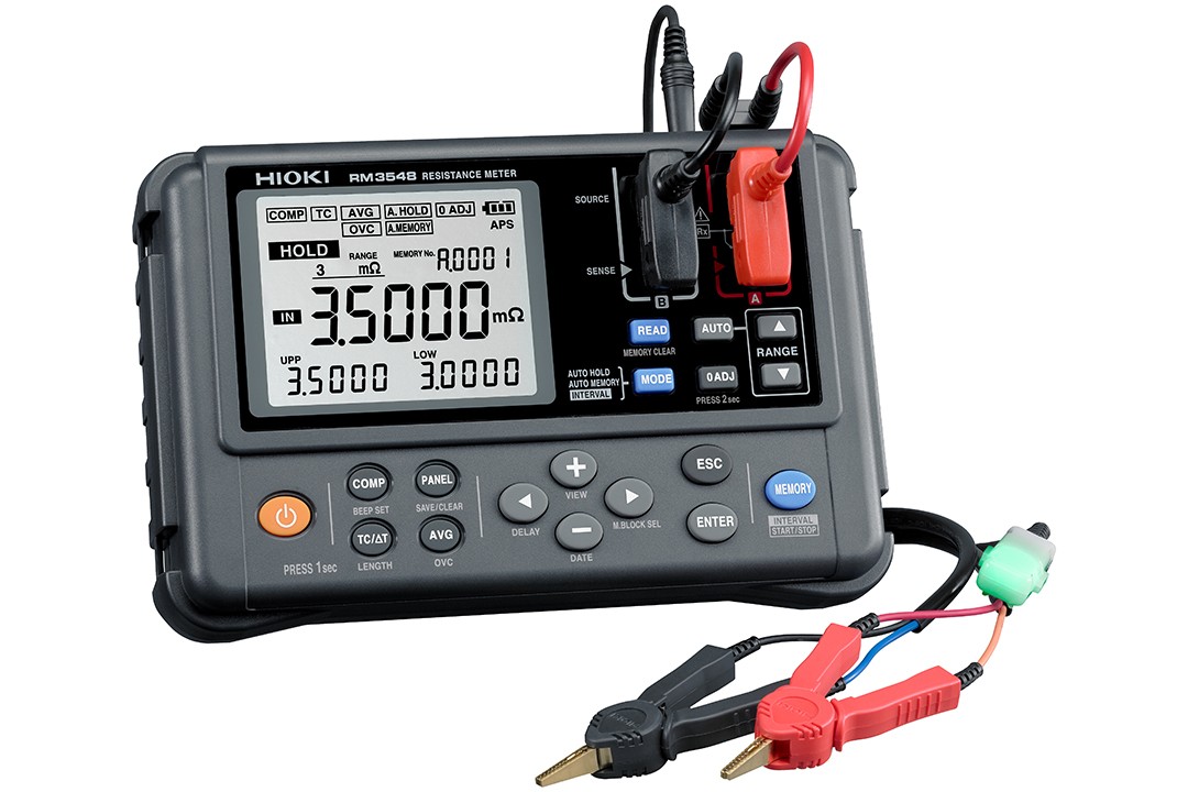 电阻计RM3548可测范围0.0μΩ（测试电流1A）~3.5MΩ